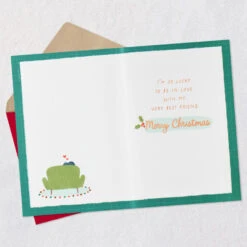 Hallmark Lucky In Love Christmas Card For Husband -Hallmark Gift Shop Holiday Icons Husband Christmas Card 699XZH2435 03