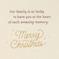 Hallmark You're At The Heart Of So Many Memories Christmas Card For Mom -Hallmark Gift Shop Holiday Icons With Tag Mom Christmas Card 759XZH1645 03