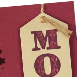 Hallmark You're At The Heart Of So Many Memories Christmas Card For Mom -Hallmark Gift Shop Holiday Icons With Tag Mom Christmas Card 759XZH1645 05