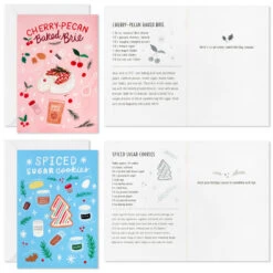Hallmark A Recipe For Holiday Fun Boxed Christmas Cards Assortment, Pack Of 15 -Hallmark Gift Shop Holiday Recipes Assorted Boxed Christmas Cards 1XPX1319 03