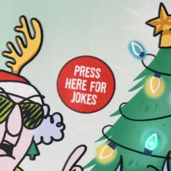 Hallmark Maxine™ As Merry As It Gets Funny Christmas Card With Sound And Light -Hallmark Gift Shop Holiday Scene Funny Maxine Christmas Card With Sound 899XOC1041 03