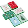 Hallmark Whimsical Holidays Assorted Boxed Christmas Cards, Pack Of 72 -Hallmark Gift Shop Holiday Whimsy Christmas Cards Bulk Assortment 5XPX1350 01