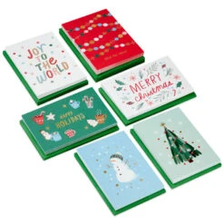 Hallmark Whimsical Holidays Assorted Boxed Christmas Cards, Pack Of 72