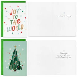 Hallmark Whimsical Holidays Assorted Boxed Christmas Cards, Pack Of 72 -Hallmark Gift Shop Holiday Whimsy Christmas Cards Bulk Assortment 5XPX1350 03