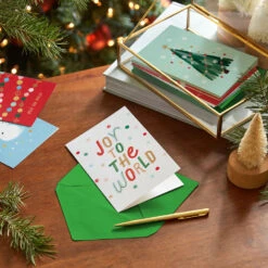 Hallmark Whimsical Holidays Assorted Boxed Christmas Cards, Pack Of 72 -Hallmark Gift Shop Holiday Whimsy Christmas Cards Bulk Assortment 5XPX1350 08