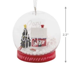 Cozy Holiday Wishes Snow Globe Hallmark Ornament -Hallmark Gift Shop Holiday Wishes Snow Globe Christmas Ornament 1HAJ2079 04