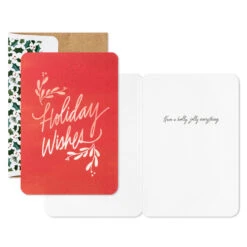 Hallmark Holiday Wishes On Red Boxed Christmas Cards, Pack Of 16 -Hallmark Gift Shop Holiday Wishes on Red Boxed Christmas Cards 1XPX1227 03