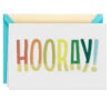 Hallmark Hooray, You Did It Congratulations Card -Hallmark Gift Shop Hooray GoldDipped Letters Congratulations Card 759LAD2960 01