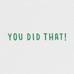 Hallmark Hooray, You Did It Congratulations Card -Hallmark Gift Shop Hooray GoldDipped Letters Congratulations Card 759LAD2960 02