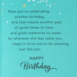 Hallmark Hope Your Day Is Amazing Birthday Card For Son -Hallmark Gift Shop Hope Your Day Is Amazing Birthday Card for Son 699MAN4447 03