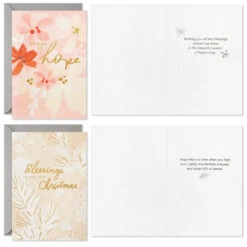Hallmark Season Of Hope And Beauty Boxed Christmas Cards Assortment, Pack Of 16 -Hallmark Gift Shop Hope and Beauty Assorted Boxed Christmas Cards 5XPX2486 03