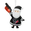 NFL Houston Texans Santa Fan Hallmark Ornament -Hallmark Gift Shop Houston Texans Santa Fan Christmas Ornament 1OSL2585 01