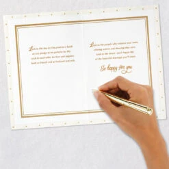 Hallmark As You Pledge To Be Husband And Wife Wedding Card -Hallmark Gift Shop Husband and Wife Floral Heart Wedding Card 729W3851 07