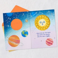 Hallmark Glad You're In My Universe Birthday Card -Hallmark Gift Shop Illustrated Sun Birthday Card 799HBD4850 04