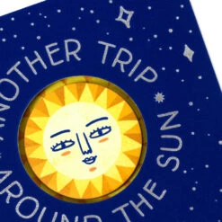 Hallmark Glad You're In My Universe Birthday Card -Hallmark Gift Shop Illustrated Sun Birthday Card 799HBD4850 06