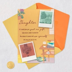 Hallmark Generous, Capable And Resilient Birthday Card For Daughter -Hallmark Gift Shop Instant Photos Birthday Card for Daughter 959FBD4996 07