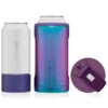 BruMate Dark Aura Stainless Steel 3-in-1 Can Cooler, 12/16 Oz. -Hallmark Gift Shop Iridescent Purple 3in1 Can Cooler HT16DA 01