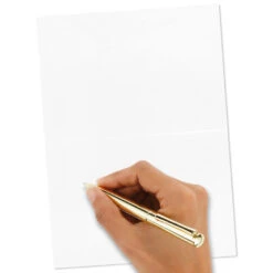Hallmark Bulk Ivory And Gold Blank Wedding Thank-You Notes, Box Of 100 -Hallmark Gift Shop Ivory and Gold Blank Wedding ThankYou Notes Bulk Pack 5STZ1065 05