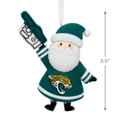 NFL Jacksonville Jaguars Santa Fan Hallmark Ornament -Hallmark Gift Shop Jacksonville Jaguars Santa Fan Christmas Ornament 1OSL2587 04