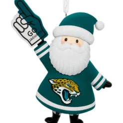 NFL Jacksonville Jaguars Santa Fan Hallmark Ornament -Hallmark Gift Shop Jacksonville Jaguars Santa Fan Christmas Ornament 1OSL2587 06