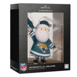 NFL Jacksonville Jaguars Santa Fan Hallmark Ornament -Hallmark Gift Shop Jacksonville Jaguars Santa Fan Christmas Ornament 1OSL2587 08