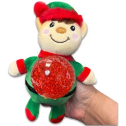 Jellyroos Tinsel The Elf Squeezable Plush Toy -Hallmark Gift Shop Jellyroos Tinsel the Elf Squeezable Plush Toy JLR1073 03