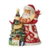 Enesco Jim Shore Dated 2023 Santa And Christmas Tree Figurine, 7.2" -Hallmark Gift Shop Jim Shore 2023 Santa Christmas Tree Figurine 6013687 01