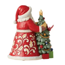Enesco Jim Shore Dated 2023 Santa And Christmas Tree Figurine, 7.2" -Hallmark Gift Shop Jim Shore 2023 Santa Christmas Tree Figurine 6013687 02