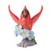 Enesco Jim Shore Caring Cardinal Forget-Me-Not Figurine, 4.8" -Hallmark Gift Shop Jim Shore Caring Cardinal ForgetMeNot Figurine 6009698 01