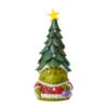 Enesco Jim Shore Dr. Seuss Grinch Gnome With Tree Hat Figurine, 9.84" -Hallmark Gift Shop Jim Shore Grinch Gnome In Tree Hat Figurine 6012703 01