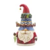 Enesco Jim Shore Gnome With Rotating Santa Sleigh Hat Figurine, 8.85" -Hallmark Gift Shop Jim Shore Holiday Gnome With Rotating Hat Figurine 6012955 01