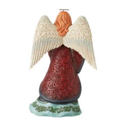 Enesco Jim Shore Holiday Manor Angel Figurine, 9.25" -Hallmark Gift Shop Jim Shore Holiday Manor Angel Wreath Figurine 6012886 02