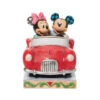 Enesco Jim Shore Disney Mickey And Minnie In Red Car Figurine, 5.2" -Hallmark Gift Shop Jim Shore Mickey and Minnie in Red Car Figurine 6010110 01