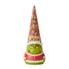 Enesco Jim Shore Dr. Seuss Naughty/Nice Grinch Gnome Figurine, 8.19" -Hallmark Gift Shop Jim Shore NaughtyNice Grinch Gnome Figurine 6012704 01