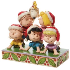 Enesco Jim Shore Peanuts Holiday Pyramid Figurine, 6.5" -Hallmark Gift Shop Jim Shore Peanuts Holiday Pyramid Figurine 6008953 03