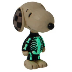 Enesco Jim Shore Peanuts Snoopy Skeleton Mini Figurine, 3.2" -Hallmark Gift Shop Jim Shore Peanuts Snoopy Skeleton Mini Figurine 6010320 02