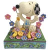 Enesco Jim Shore Peanuts Snoopy In Flowers Figurine, 4.75" -Hallmark Gift Shop Jim Shore Peanuts Snoopy in Flowers Figurine 6007965 01