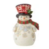 Enesco Jim Shore Pint-Sized Snowman With Festive Top Hat Figurine, 5.1" -Hallmark Gift Shop Jim Shore PintSized Snowman Top Hat Figurine 6012963 01