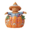 Enesco Jim Shore Scarecrow Inside A Pumpkin Figurine, 3.58" -Hallmark Gift Shop Jim Shore Scarecrow Inside a Pumpkin Figurine 6012759 01