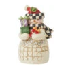 Enesco Jim Shore Mini Snowman With Checkered Hat And Scarf Figurine, 3.54" -Hallmark Gift Shop Jim Shore Snowman Carrying Holiday Presents Figurine 6012958 01