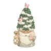 Enesco Jim Shore White Woodland Gnome With Evergreen Tree Hat Figurine, 7.09" -Hallmark Gift Shop Jim Shore Woodland Gnome With Evergreen Hat Figurine 6012682 01