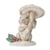 Enesco Jim Shore White Woodland Squirrel With Mushroom Figurine, 4" -Hallmark Gift Shop Jim Shore Woodland Squirrel With Mushroom Figurine 6012686 01