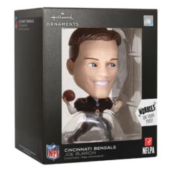 Hallmark NFL Cincinnati Bengals Joe Burrow Bobblehead Ornament -Hallmark Gift Shop Joe Burrow Bobblehead Christmas Ornament 1OSL2675 08