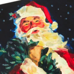 Hallmark Jolly Santa Claus Boxed Christmas Cards, Pack Of 16 -Hallmark Gift Shop Jolly Vintage Santa Claus Boxed Christmas Cards 1XPX1458 05