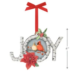 Hallmark Marjolein Bastin Charming Cardinals Papercraft Ornament -Hallmark Gift Shop Joy Cardinals Keepsake Ornament 5QXI7515 04