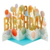 Hallmark 12.38" Jumbo Celebrate Big-Time 3D Pop-Up Birthday Card -Hallmark Gift Shop Jumbo Balloons and Confetti 3D PopUp Birthday Card 999WDR1209 01