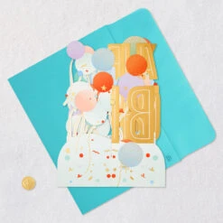Hallmark 12.38" Jumbo Celebrate Big-Time 3D Pop-Up Birthday Card -Hallmark Gift Shop Jumbo Balloons and Confetti 3D PopUp Birthday Card 999WDR1209 07