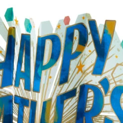 Hallmark Jumbo Happy Father's Day 3D Pop-Up Father's Day Card -Hallmark Gift Shop Jumbo PopUp Happy Fathers Day Card 999FPW1027 05