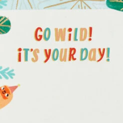 Hallmark Go Wild Jungle Animals 3D Pop-Up Birthday Card For Kids -Hallmark Gift Shop Jungle Animals 3D PopUp Birthday Card for Kids 699WDR1233 03