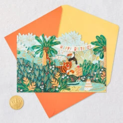 Hallmark Go Wild Jungle Animals 3D Pop-Up Birthday Card For Kids -Hallmark Gift Shop Jungle Animals 3D PopUp Birthday Card for Kids 699WDR1233 05